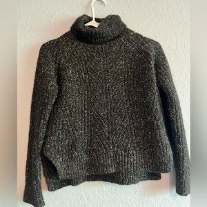 Madewell cropped turtleneck sweater xs